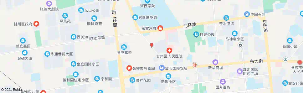 张掖西景苑小区_公交站地图_张掖公交_妙搜公交查询2025
