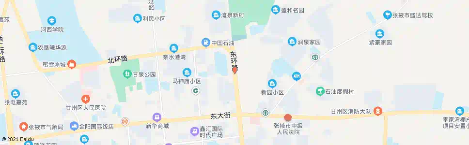 张掖交警大队_公交站地图_张掖公交_妙搜公交查询2025