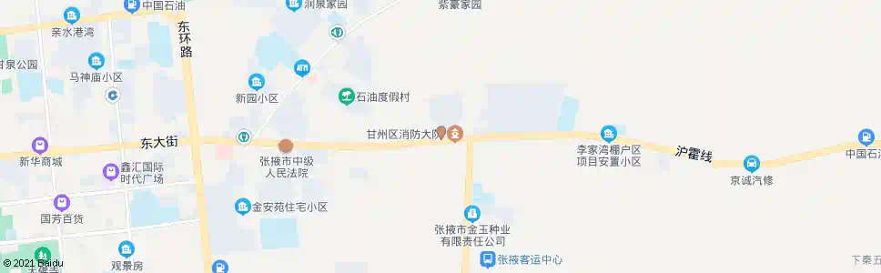张掖交警支队_公交站地图_张掖公交_妙搜公交查询2025