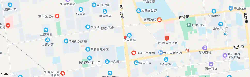 张掖张电嘉苑_公交站地图_张掖公交_妙搜公交查询2025