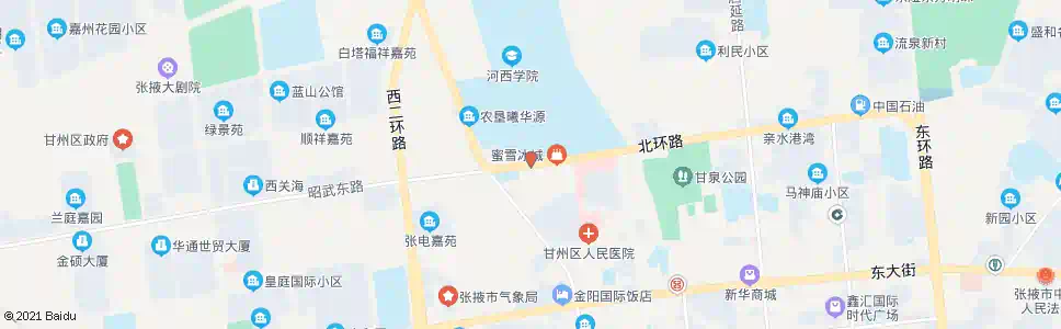 张掖河西学院家属区_公交站地图_张掖公交_妙搜公交查询2025