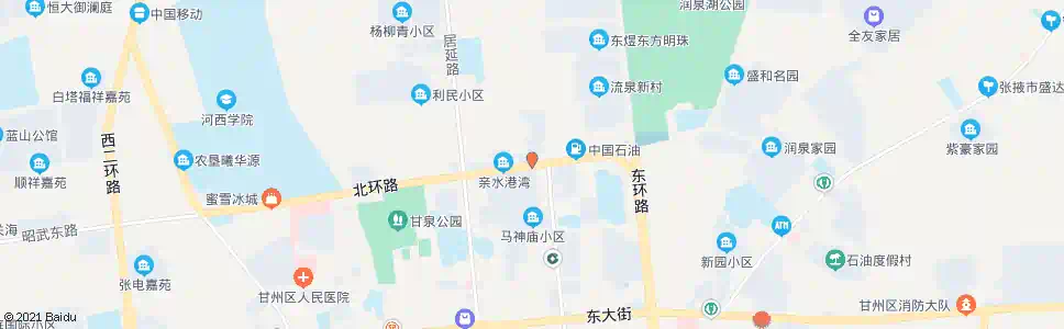 张掖北辰丽家小区_公交站地图_张掖公交_妙搜公交查询2025