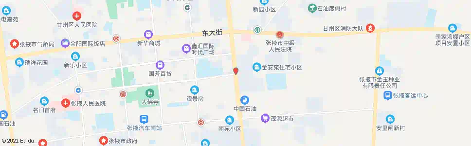 张掖金安苑小区_公交站地图_张掖公交_妙搜公交查询2025