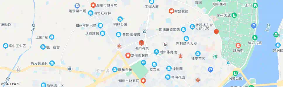 潮州莱美路口(海关)_公交站地图_潮州公交_妙搜公交查询2025