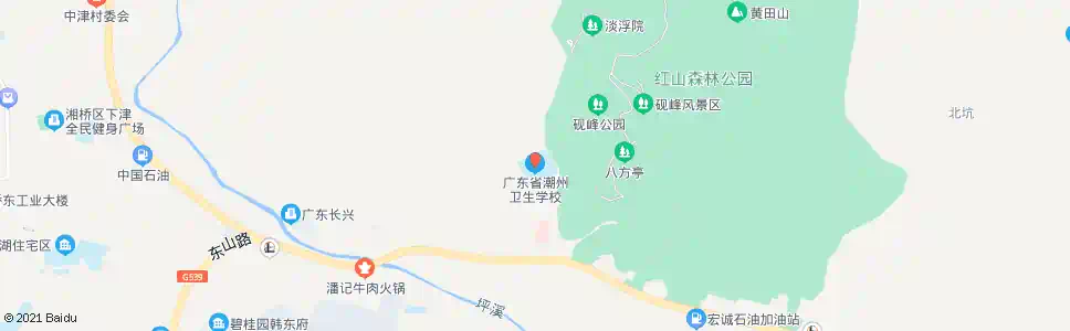 潮州潮州卫校_公交站地图_潮州公交_妙搜公交查询2025