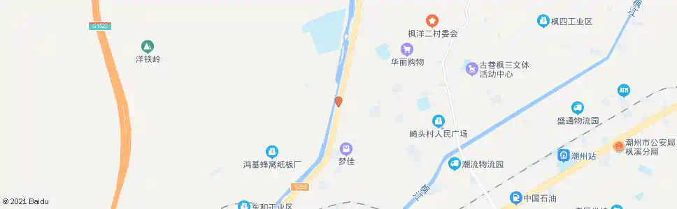 潮州外环西路(西华路口)_公交站地图_潮州公交_妙搜公交查询2025