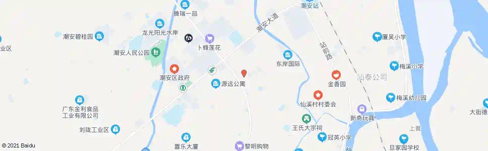 潮州潮安车站_公交站地图_潮州公交_妙搜公交查询2025