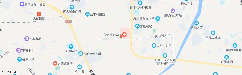东莞常安医院_公交站地图_东莞公交_妙搜公交查询2025
