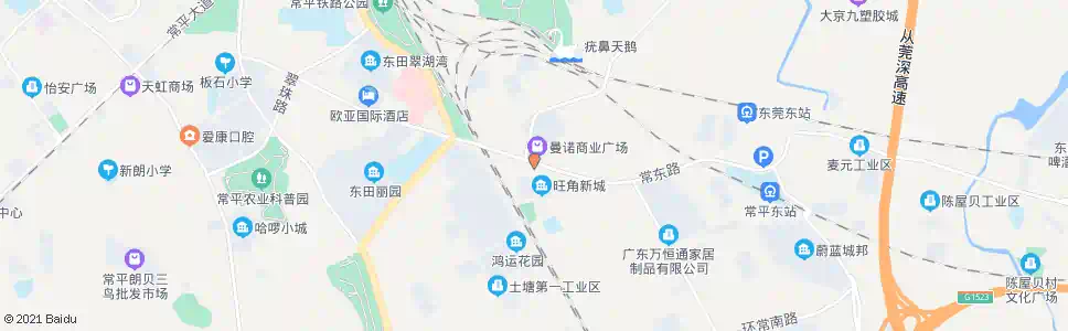 东莞荔香楼酒店_公交站地图_东莞公交_妙搜公交查询2025