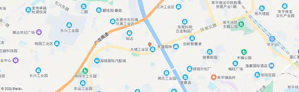 东莞沿江商业街_公交站地图_东莞公交_妙搜公交查询2025
