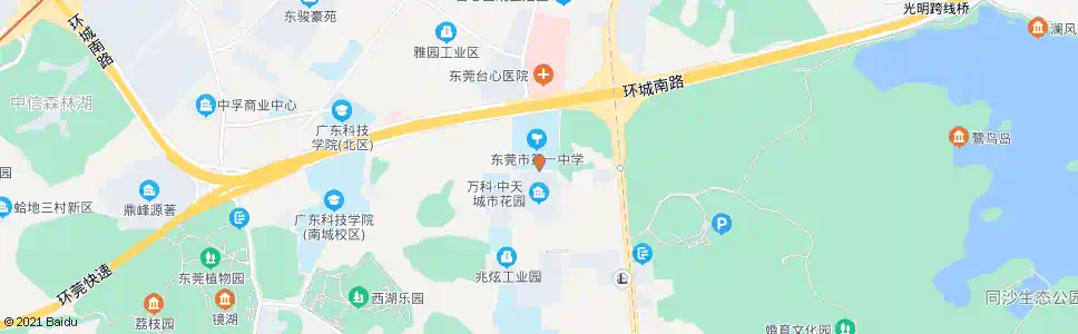 东莞钟屋围村(东莞一中)_公交站地图_东莞公交_妙搜公交查询2025