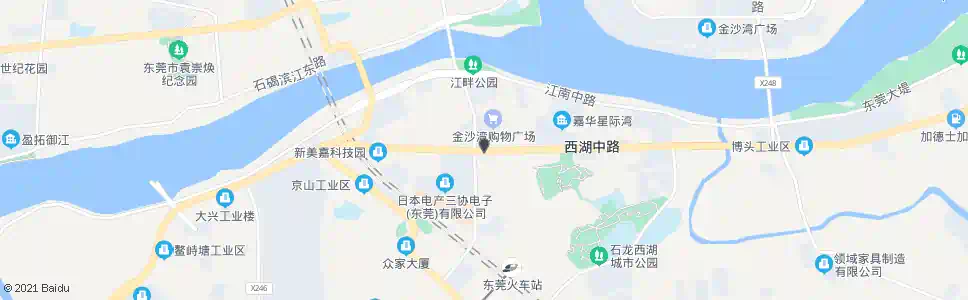 东莞西湖客运中心站(站外)_公交站地图_东莞公交_妙搜公交查询2025