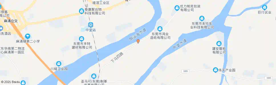 东莞下芦村_公交站地图_东莞公交_妙搜公交查询2025