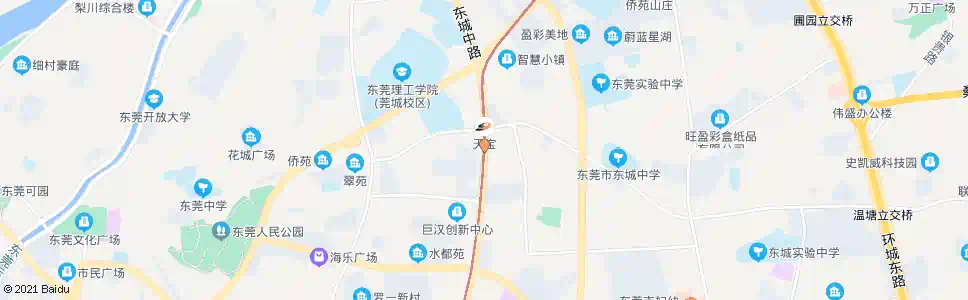 东莞温南路口_公交站地图_东莞公交_妙搜公交查询2025