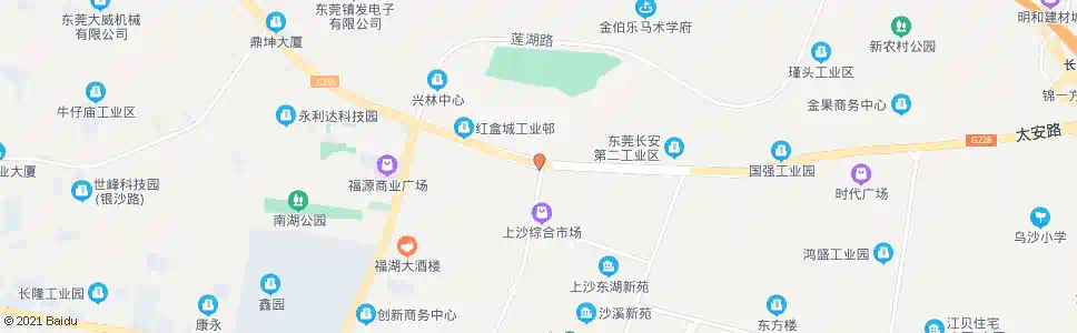 东莞上沙村_公交站地图_东莞公交_妙搜公交查询2025