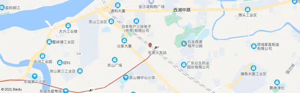 东莞沙苑站_公交站地图_东莞公交_妙搜公交查询2025