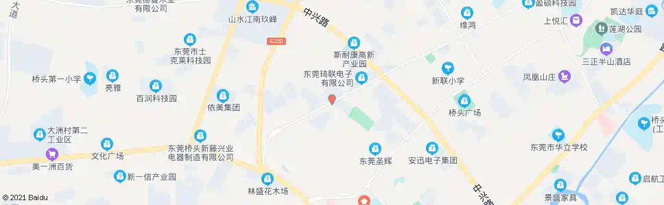 东莞流涌尾治安队_公交站地图_东莞公交_妙搜公交查询2025