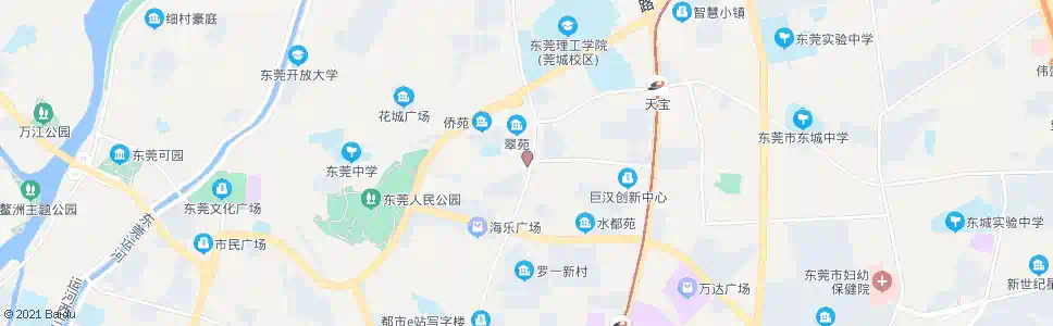 东莞金沙市场_公交站地图_东莞公交_妙搜公交查询2025