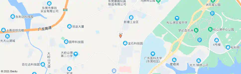 东莞新塘四队小区_公交站地图_东莞公交_妙搜公交查询2025
