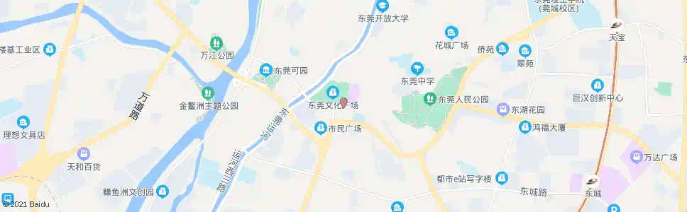 东莞向阳路_公交站地图_东莞公交_妙搜公交查询2025