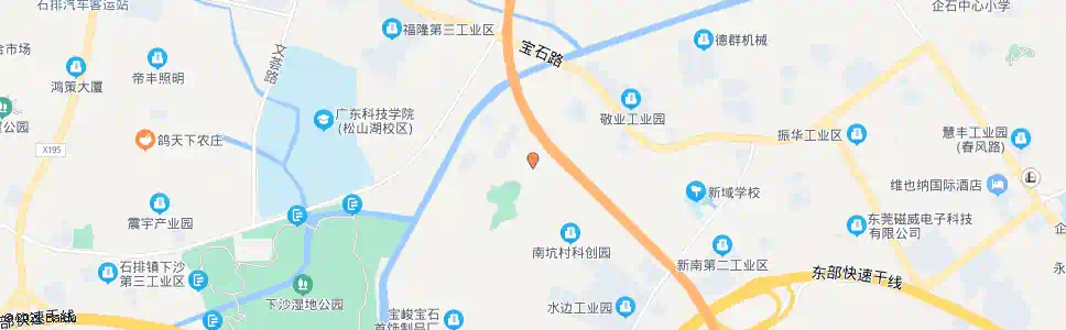 东莞旗峰工业区_公交站地图_东莞公交_妙搜公交查询2025