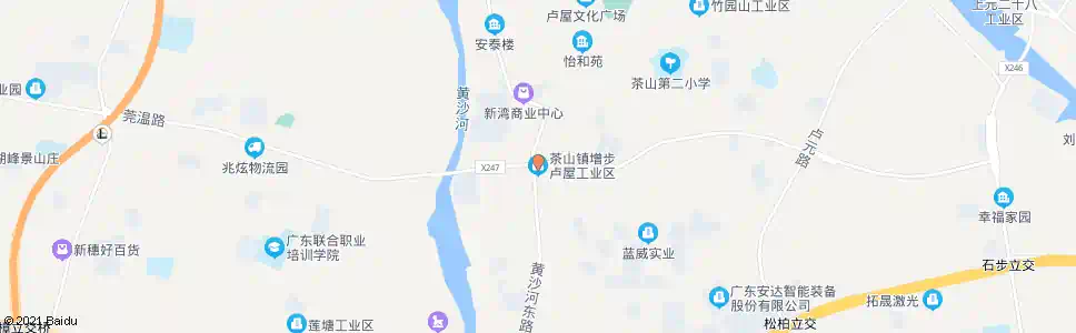 东莞卢屋工业区_公交站地图_东莞公交_妙搜公交查询2025