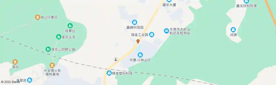 东莞中惠沁林山庄_公交站地图_东莞公交_妙搜公交查询2025