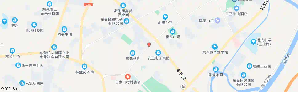东莞岭头村委会_公交站地图_东莞公交_妙搜公交查询2025