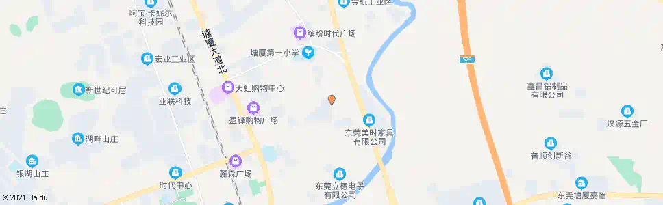 东莞茶艺街_公交站地图_东莞公交_妙搜公交查询2025