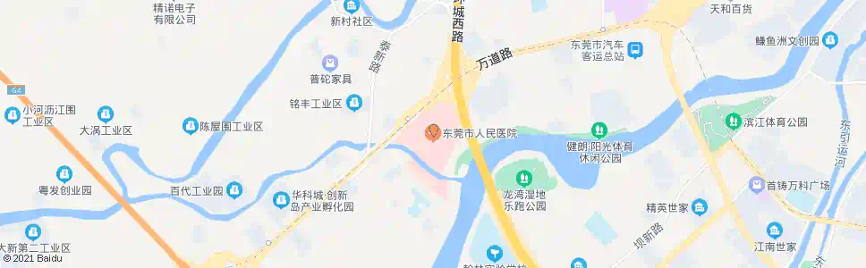 东莞高丽医院_公交站地图_东莞公交_妙搜公交查询2025
