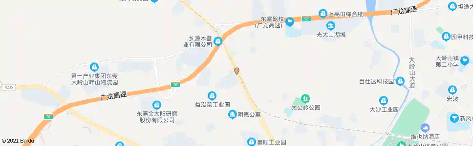 东莞梅林_公交站地图_东莞公交_妙搜公交查询2025