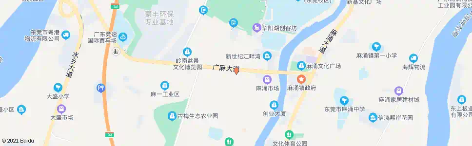 东莞麻涌车站_公交站地图_东莞公交_妙搜公交查询2025