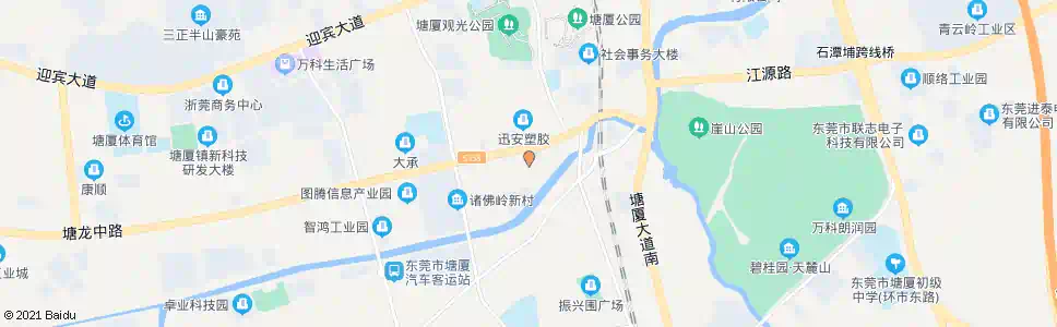 东莞东浦市场_公交站地图_东莞公交_妙搜公交查询2025