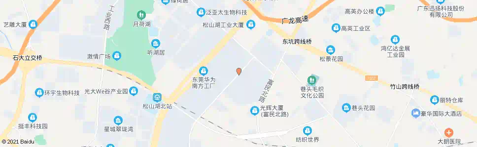 东莞漫步者(华为)_公交站地图_东莞公交_妙搜公交查询2025