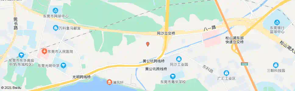 东莞东城同沙_公交站地图_东莞公交_妙搜公交查询2025