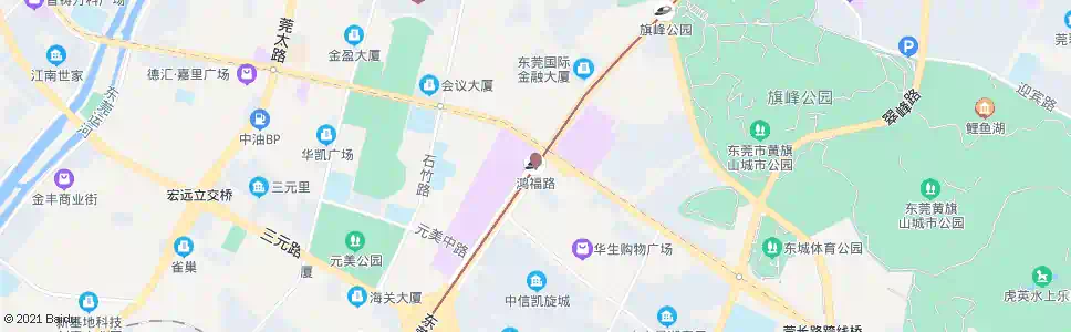 东莞鸿福路站_公交站地图_东莞公交_妙搜公交查询2025