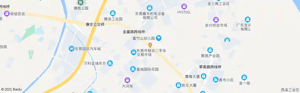 东莞富竹山_公交站地图_东莞公交_妙搜公交查询2025