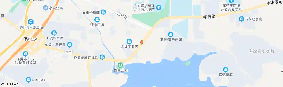 东莞环冈居委会_公交站地图_东莞公交_妙搜公交查询2025