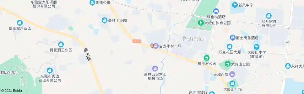 东莞龙江_公交站地图_东莞公交_妙搜公交查询2025