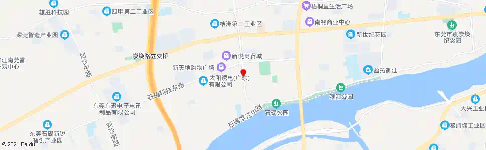 东莞下一村口_公交站地图_东莞公交_妙搜公交查询2025