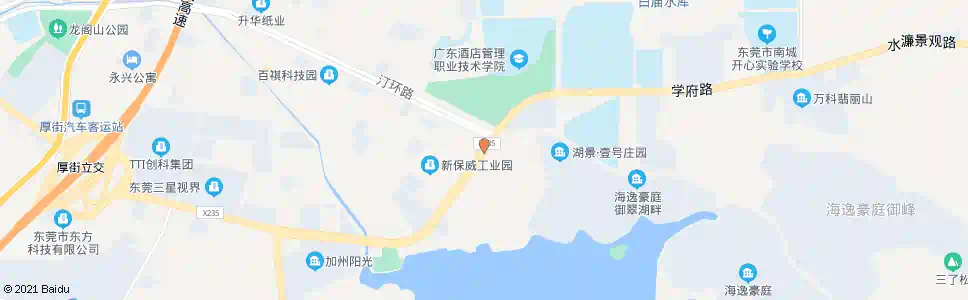 东莞学府路口_公交站地图_东莞公交_妙搜公交查询2025