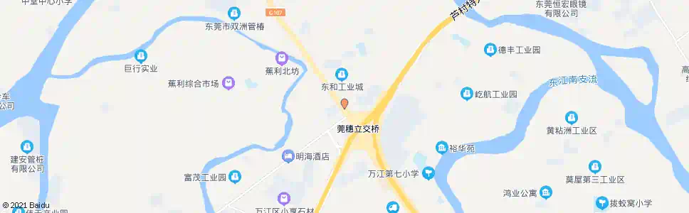 东莞望牛墩路口_公交站地图_东莞公交_妙搜公交查询2025
