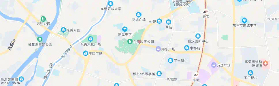 东莞读书公园_公交站地图_东莞公交_妙搜公交查询2025