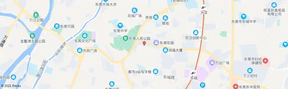 东莞地王广场西门_公交站地图_东莞公交_妙搜公交查询2025