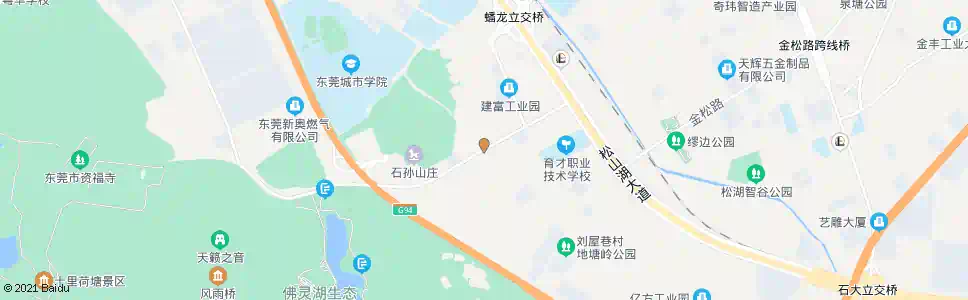 东莞叠彩路口_公交站地图_东莞公交_妙搜公交查询2025
