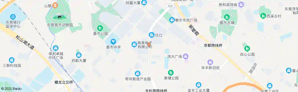东莞坑口村_公交站地图_东莞公交_妙搜公交查询2025