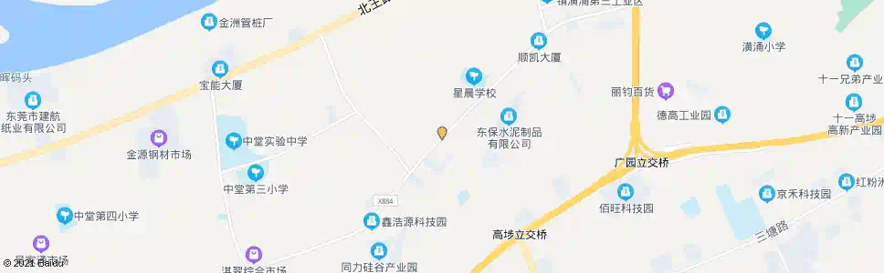 东莞三涌村路口_公交站地图_东莞公交_妙搜公交查询2025