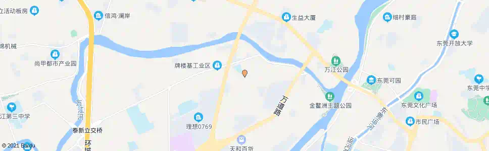 东莞牌楼基社区_公交站地图_东莞公交_妙搜公交查询2025
