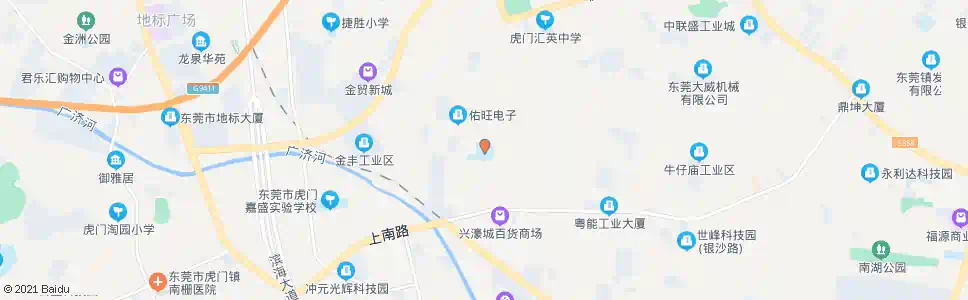 东莞上角小学_公交站地图_东莞公交_妙搜公交查询2025