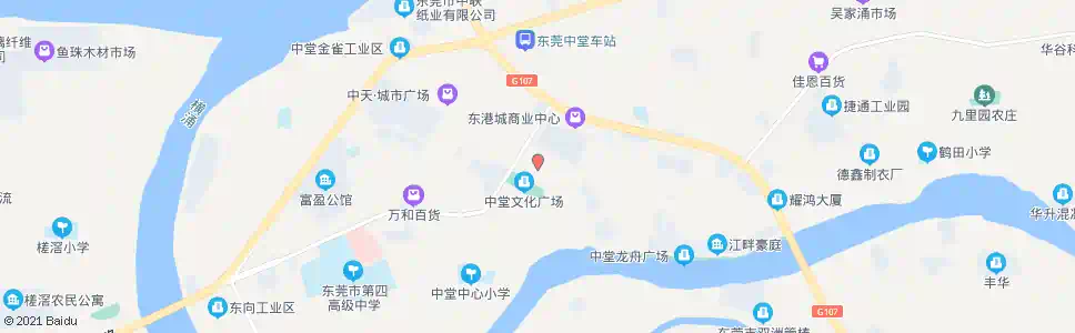东莞中堂中学_公交站地图_东莞公交_妙搜公交查询2025